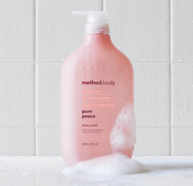Method Body Wash, Pure Peace, Paraben and Phthalate Free, Biodegradable Formula, 28 oz (Pack of 1)