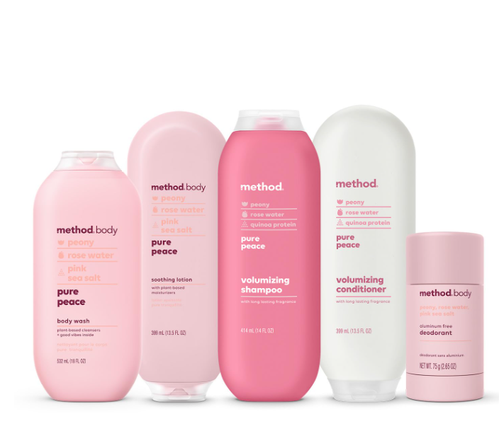 Method Body Wash, Pure Peace, Paraben and Phthalate Free, Biodegradable Formula, 28 oz (Pack of 1)