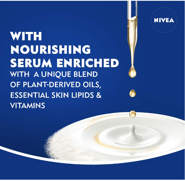 NIVEA Refreshing White Peach and Jasmine Body Wash, 20 Fl Oz (Pack of 1)